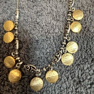 Brighton Necklace - two tone, 16” length